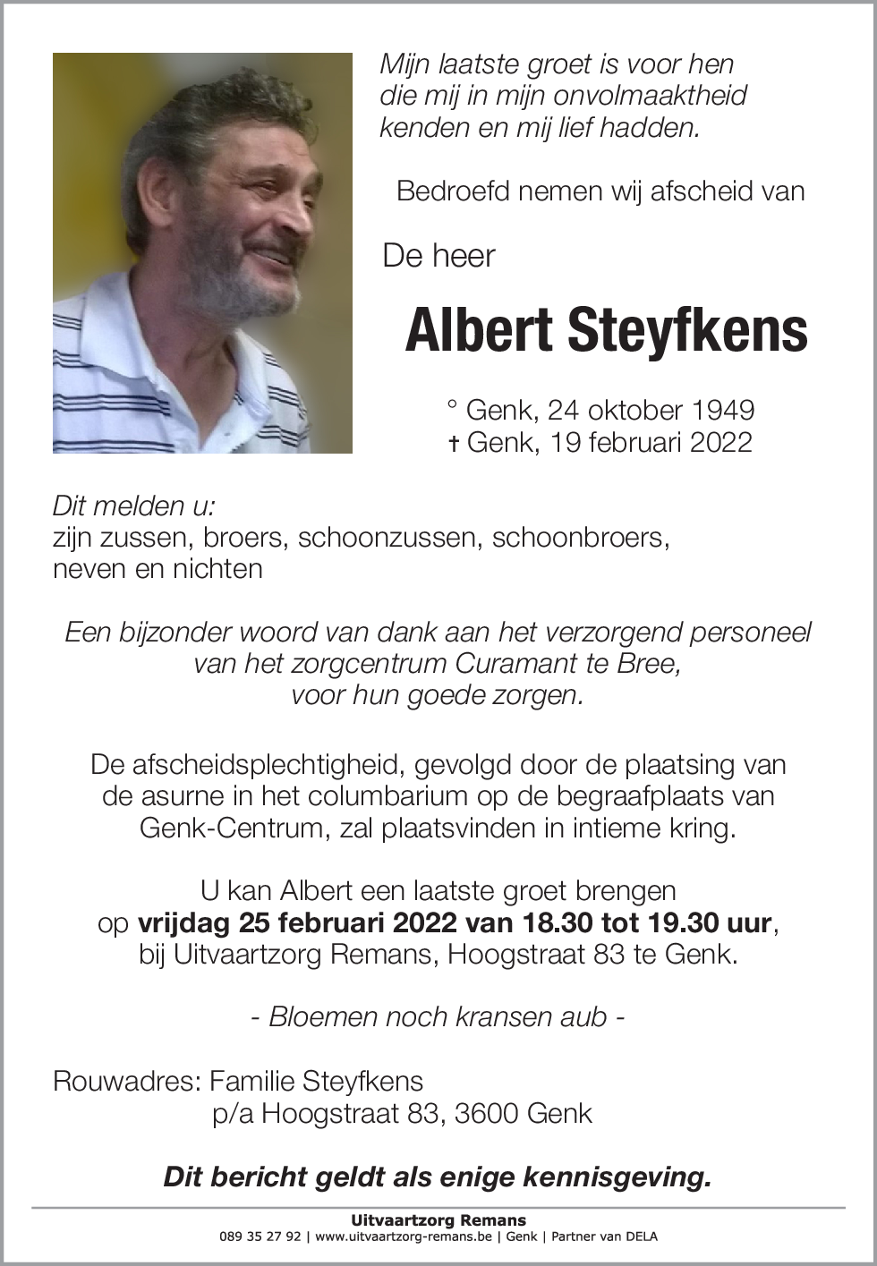 Albert Steyfkens