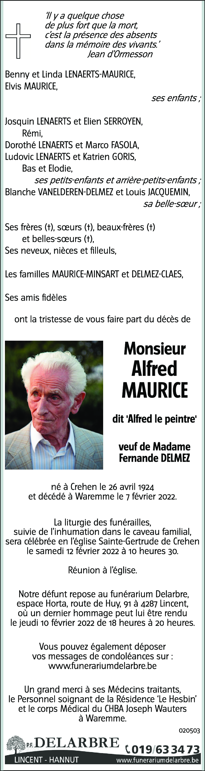 Alfred Maurice