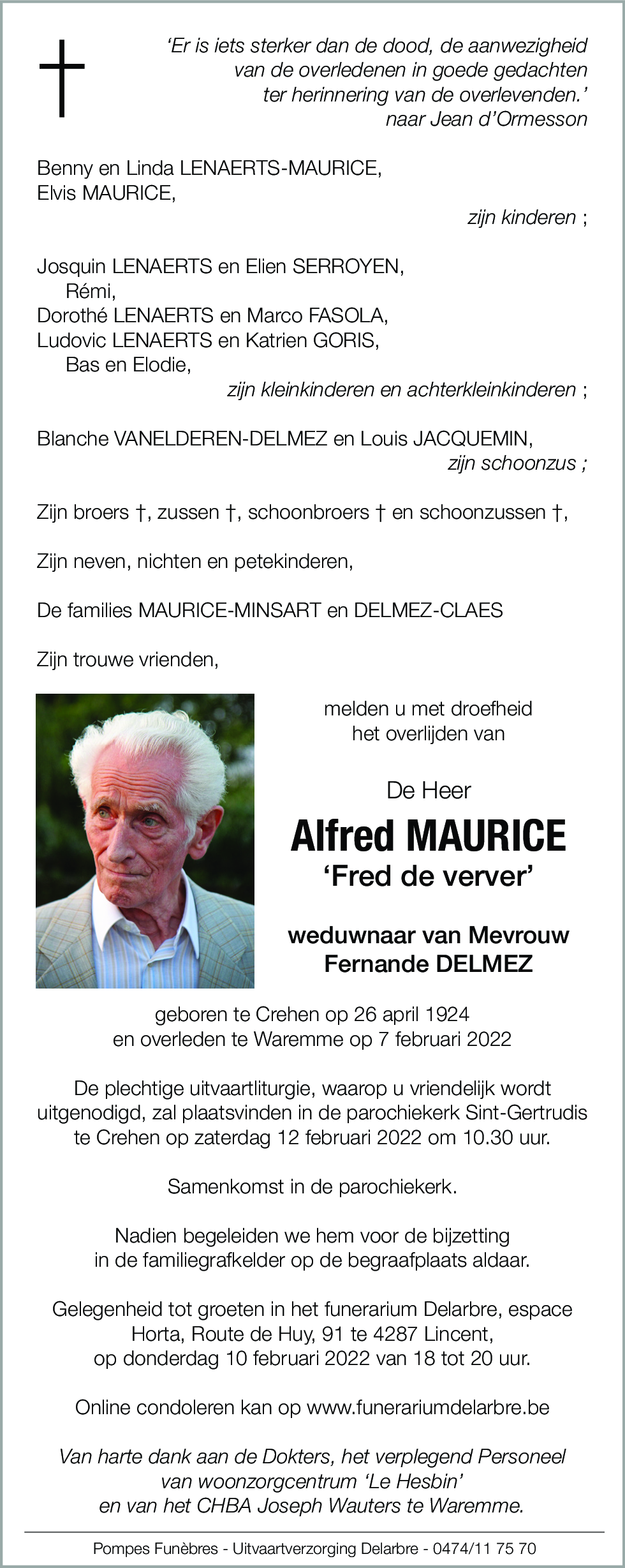 Alfred Maurice