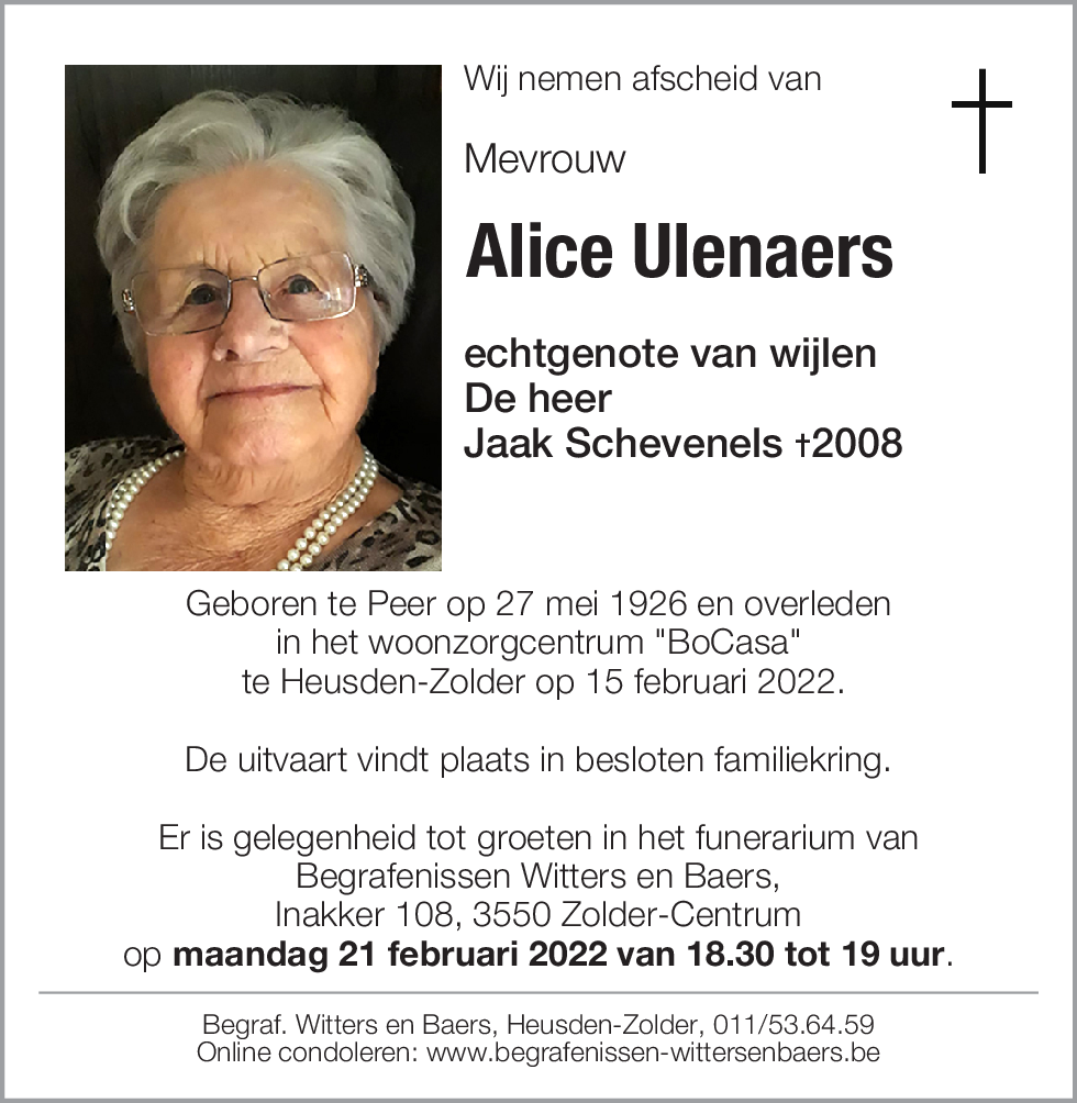 Alice Ulenaers