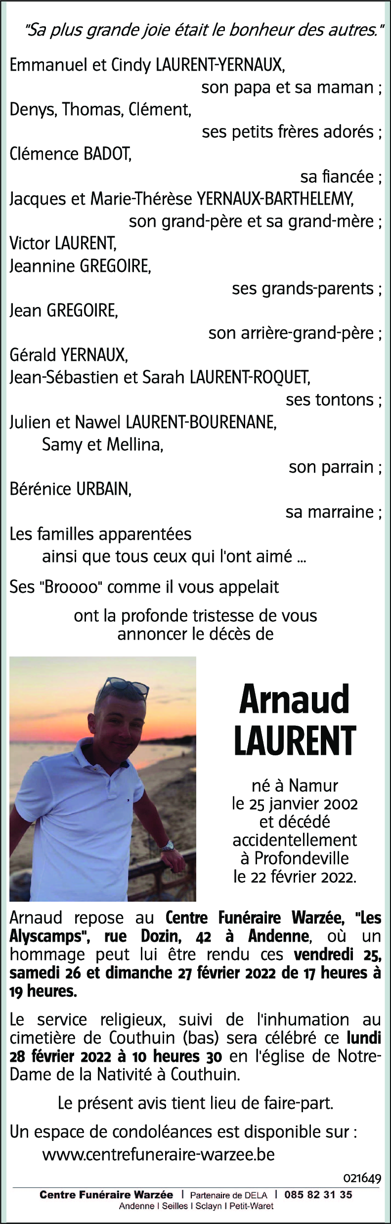 Arnaud LAURENT