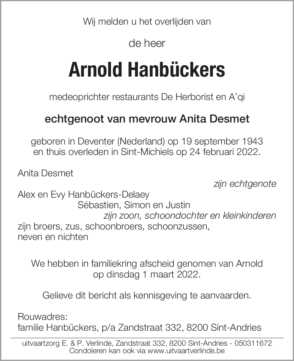 Arnold Hanbückers