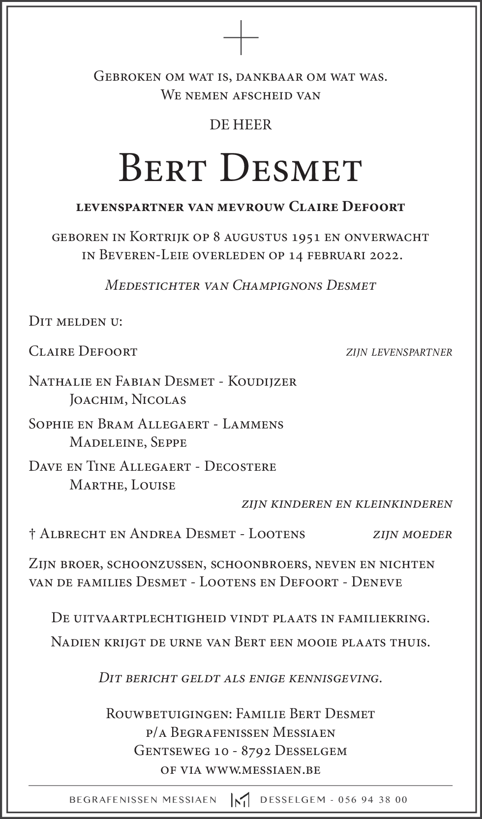 Bert Desmet