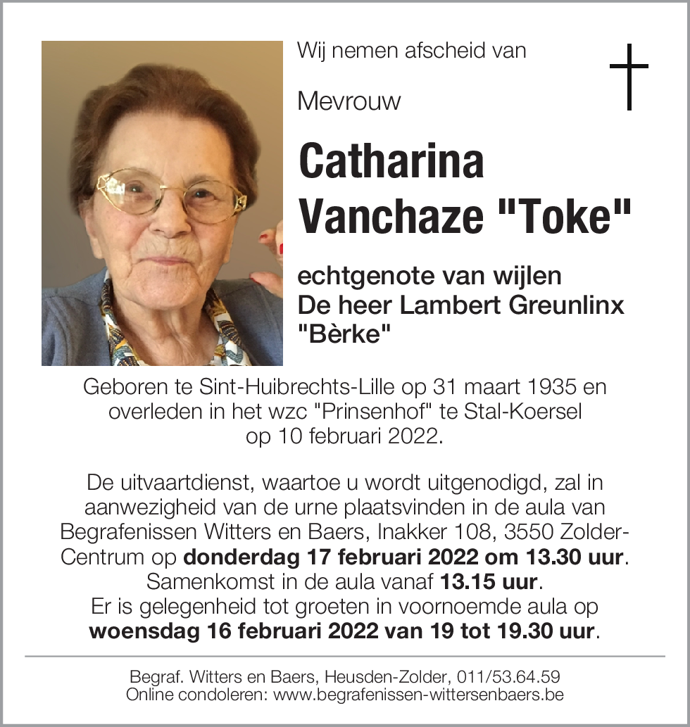 Catharina Vanchaze