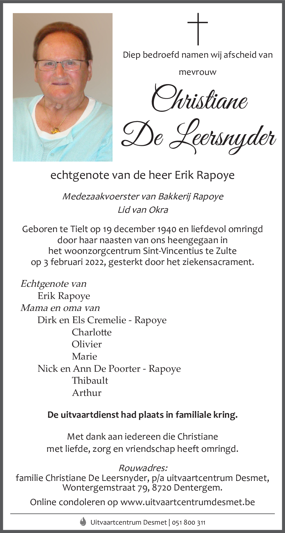 Christiane De Leersnyder
