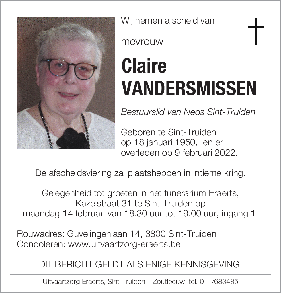 Claire Vandersmissen