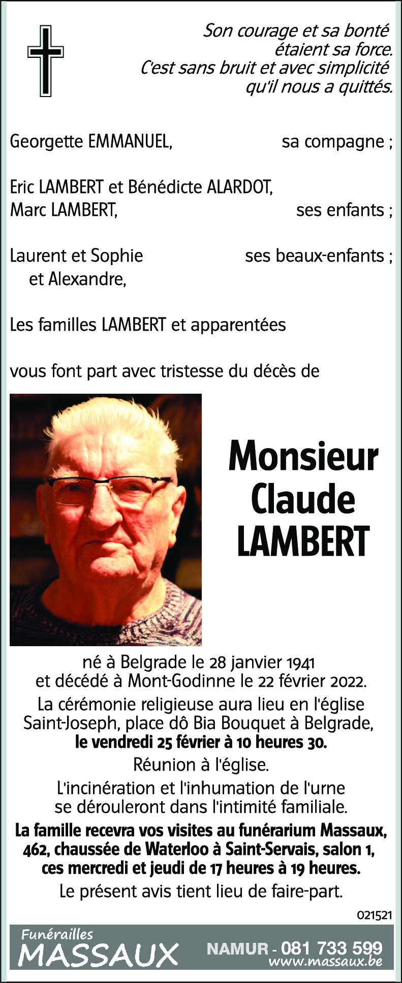 Claude LAMBERT