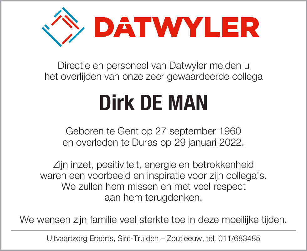 Dirk De Man