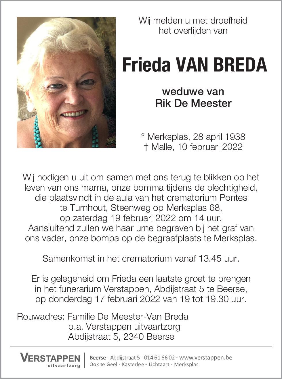 Frieda Van Breda