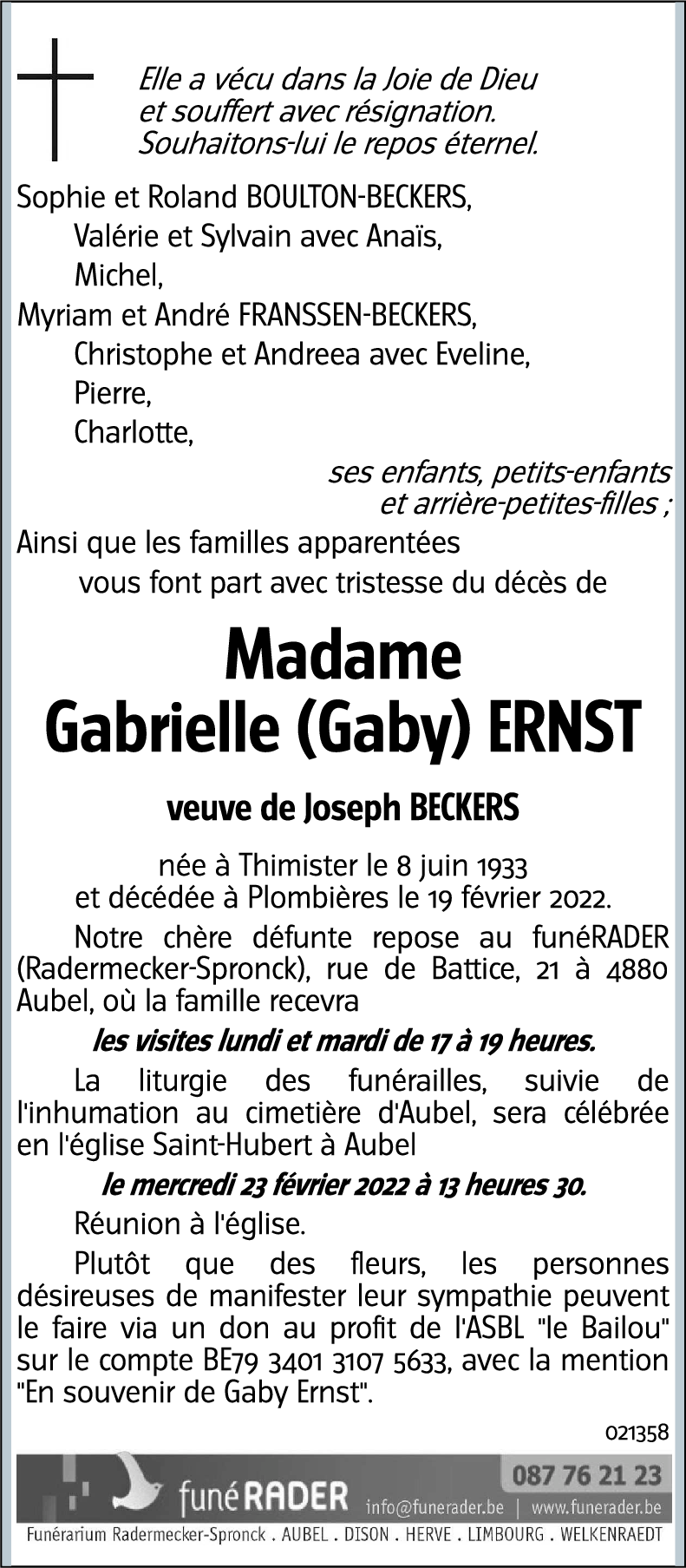 Gabrielle ERNST