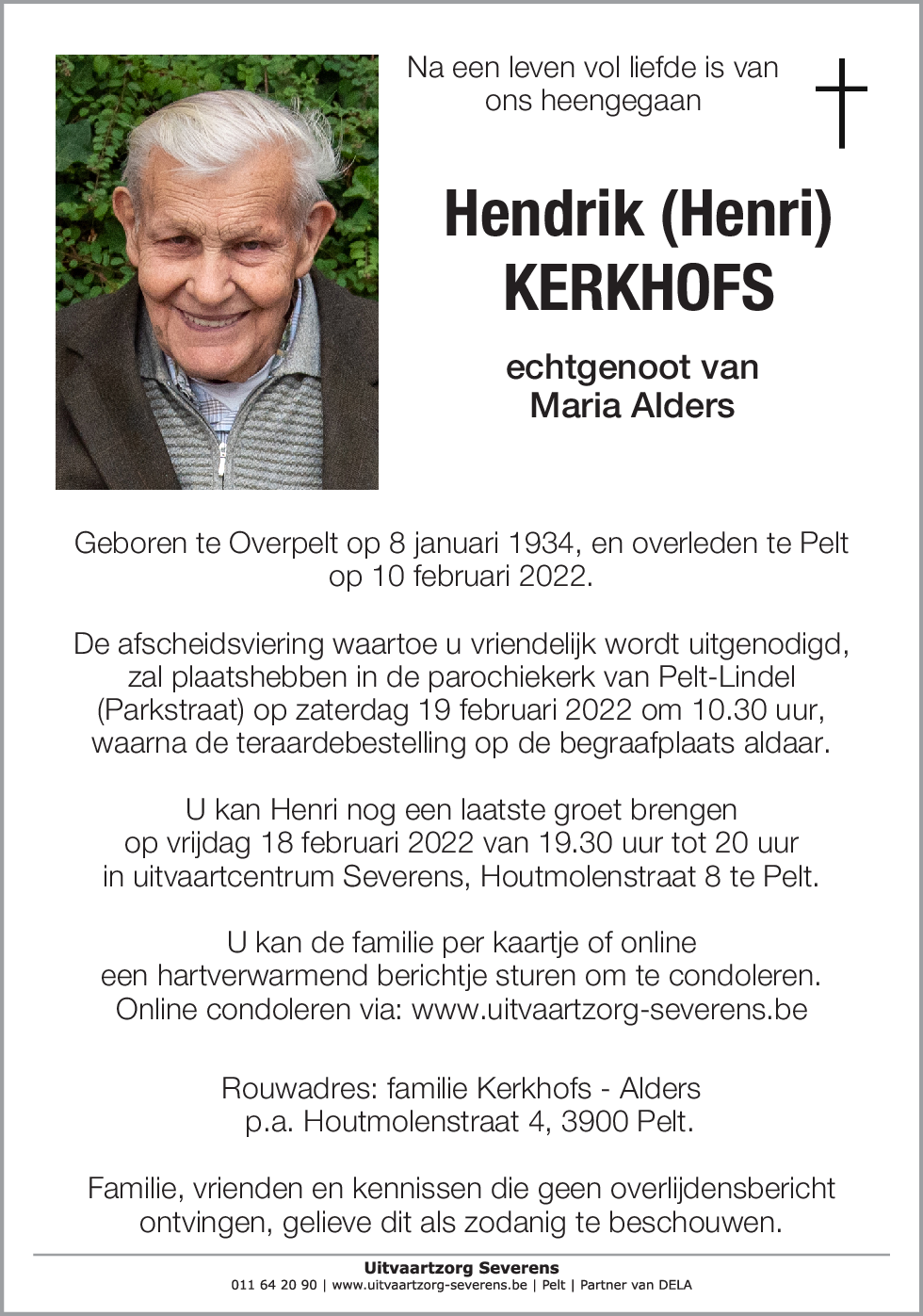 Hendrik (Henri) Kerkhofs