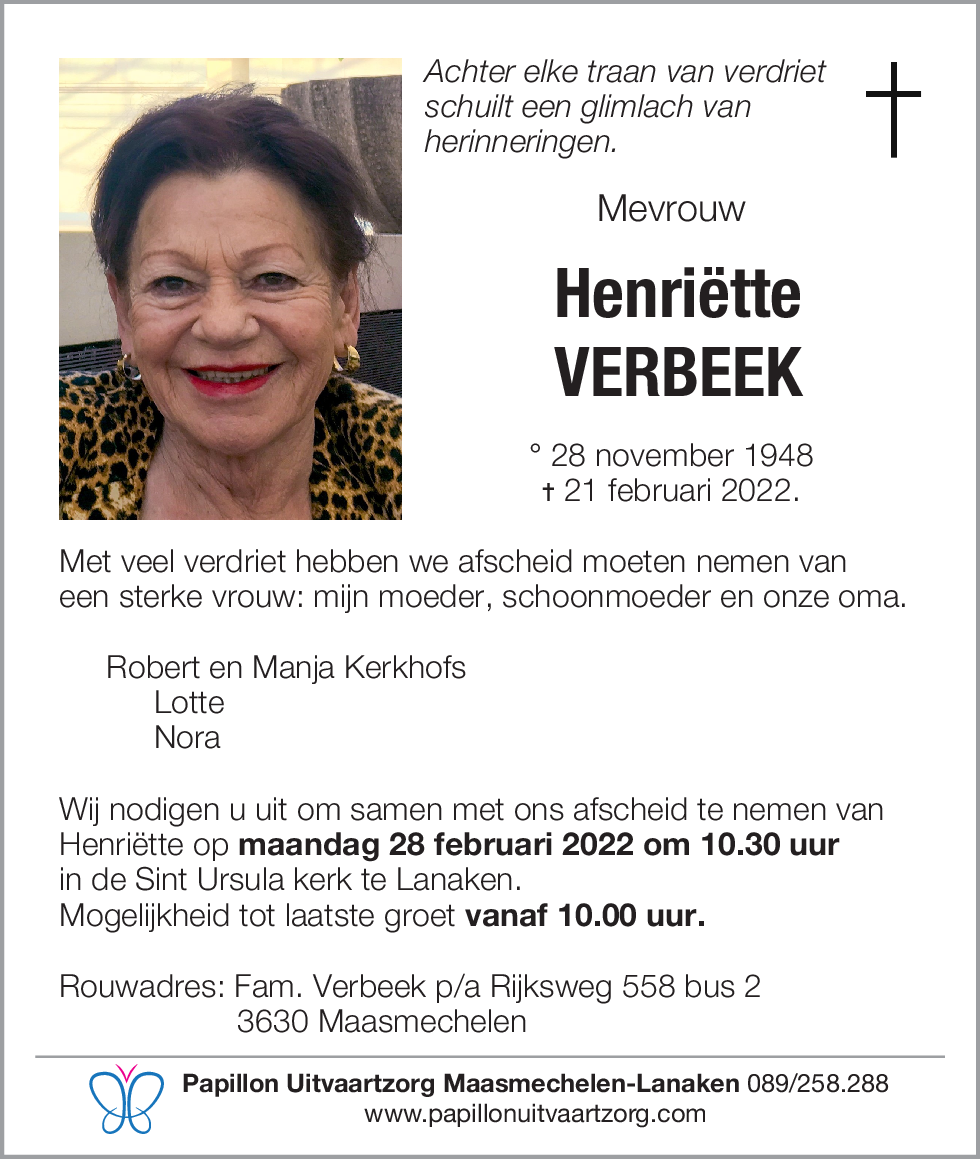 Henriëtte Verbeek
