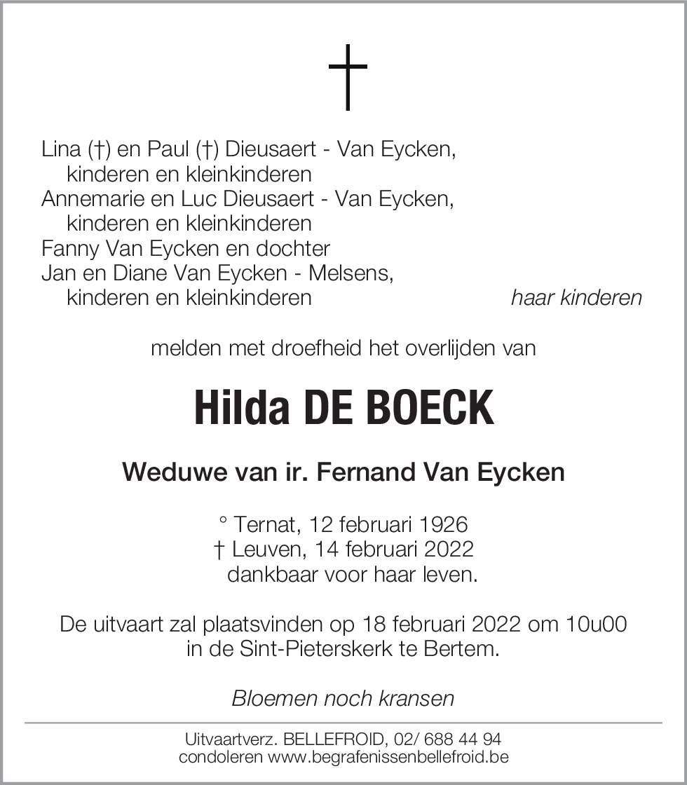 Hilda De Boeck