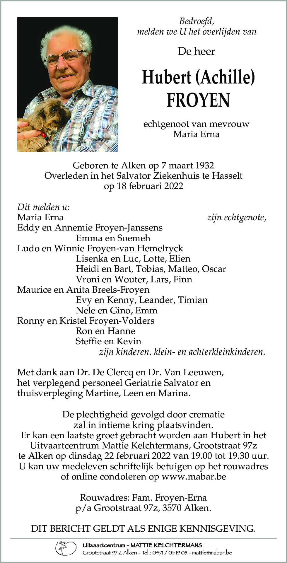 Hubert FROYEN