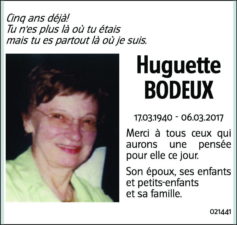 Huguette Bodeux