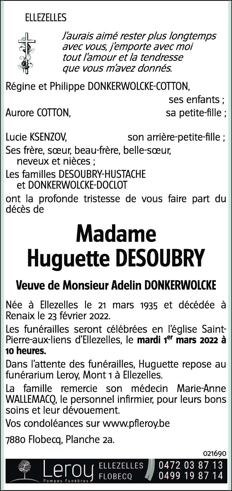 Huguette Desoubry