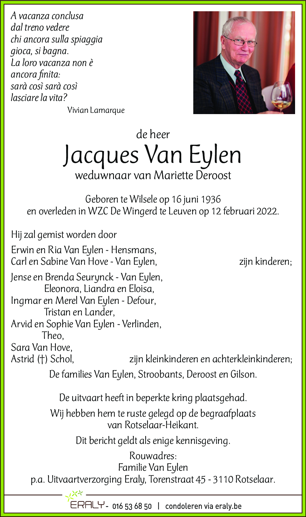 Jacques Van Eylen