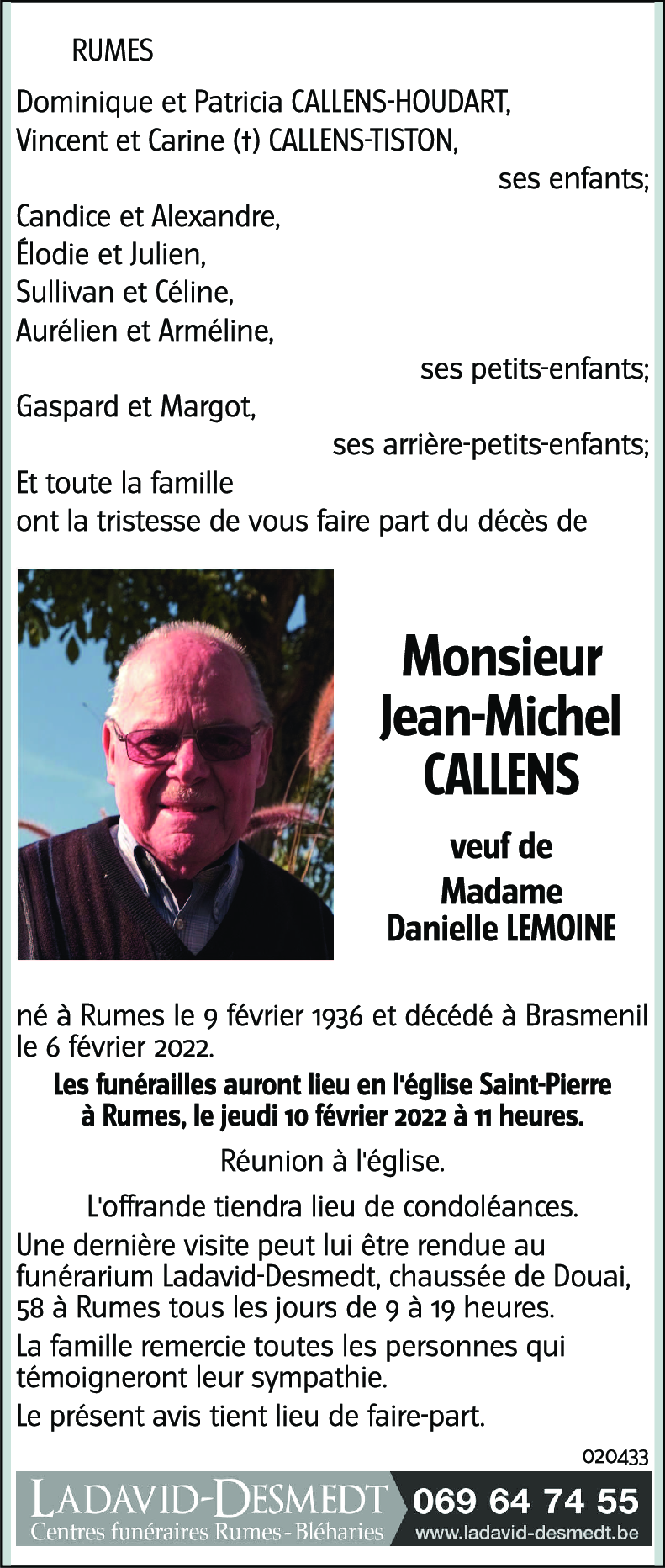 Jean-Michel CALLENS