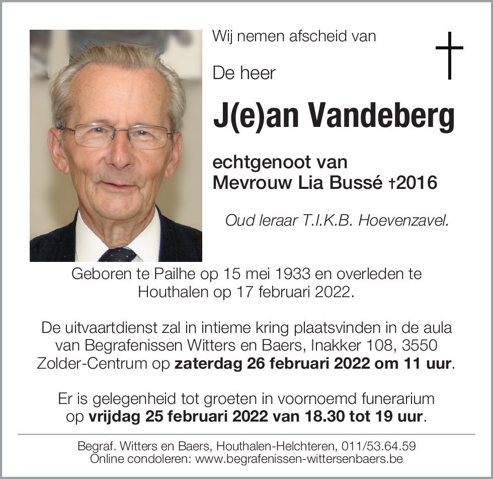 Jean Vandeberg