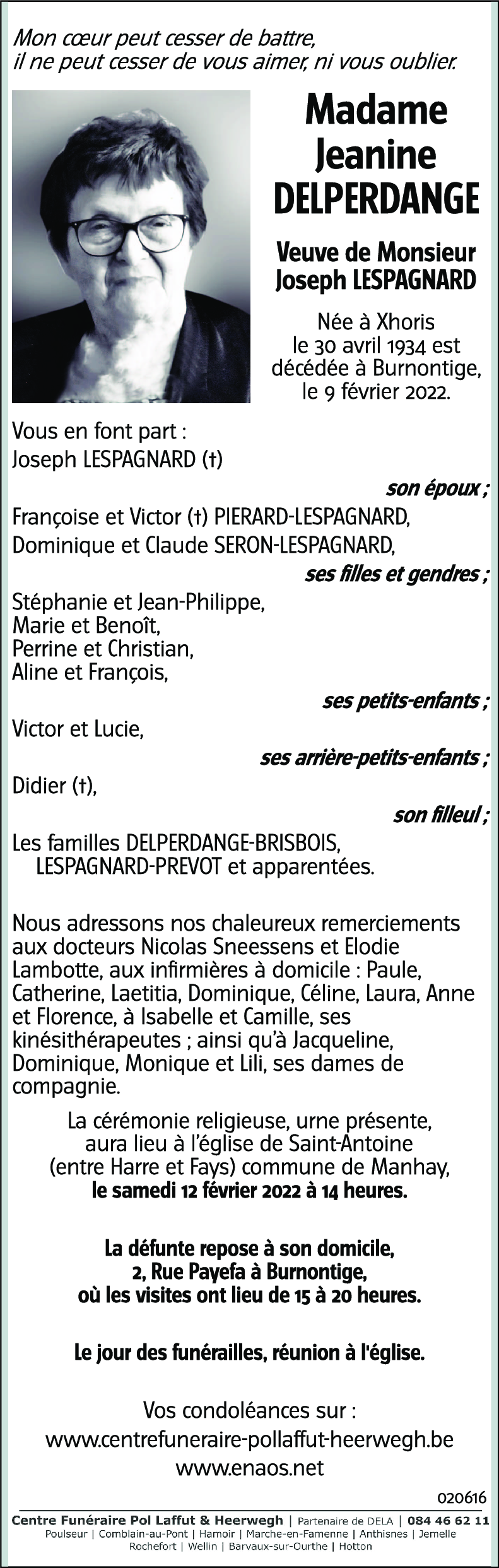 Jeanine DELPERDANGE