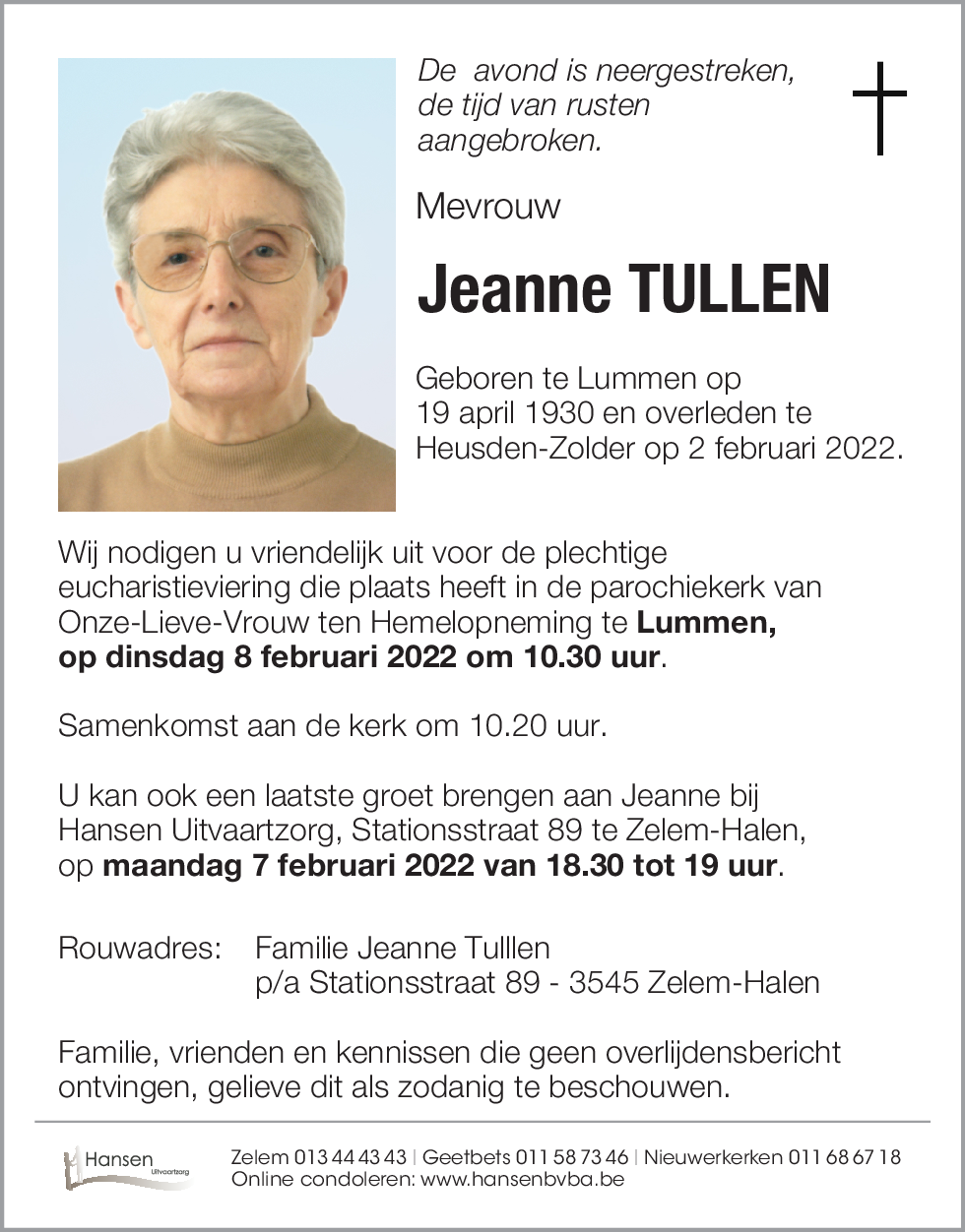 Jeanne TULLEN