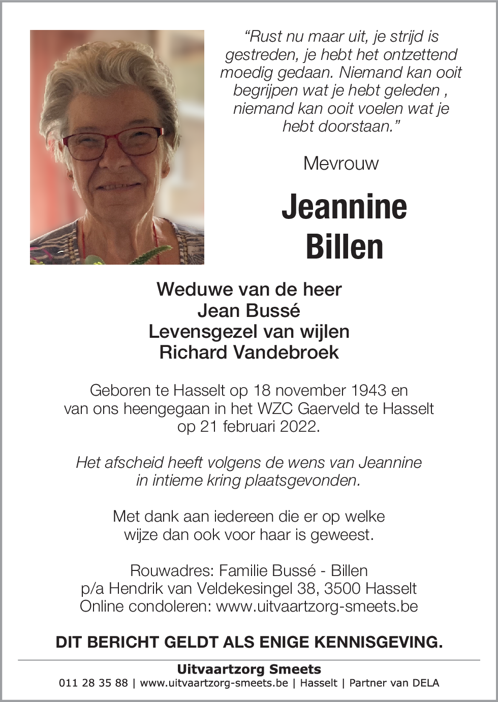Jeannine Billen