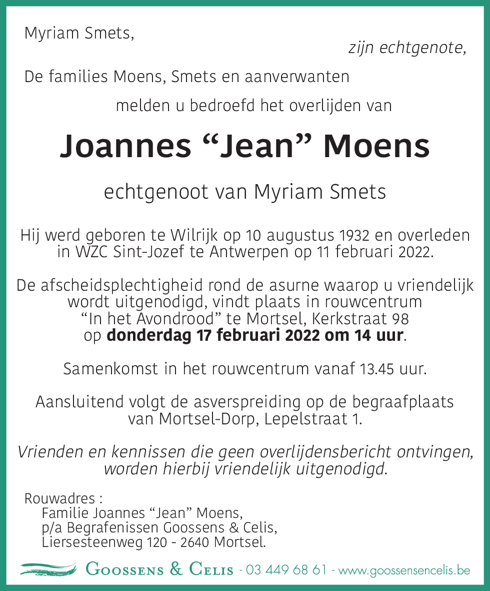 Joannes Moens