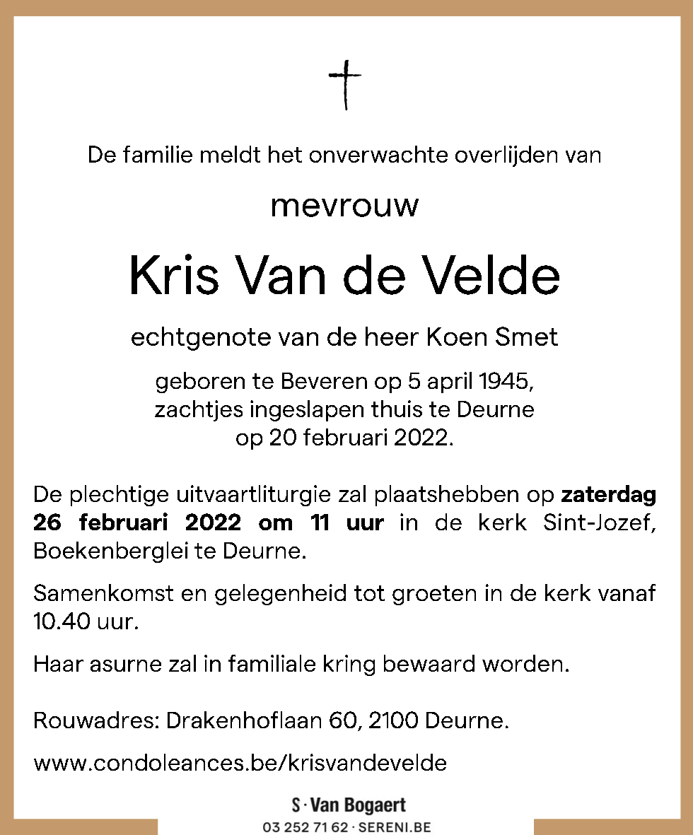 Kris Van de Velde