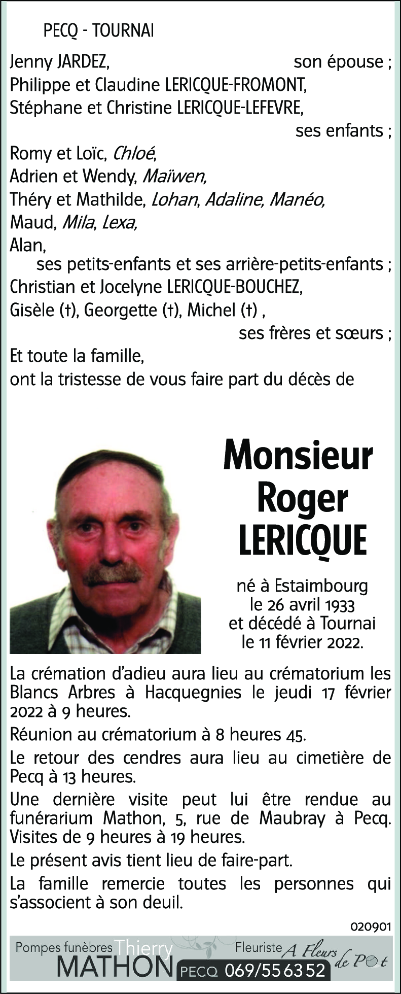 LERICQUE ROGER