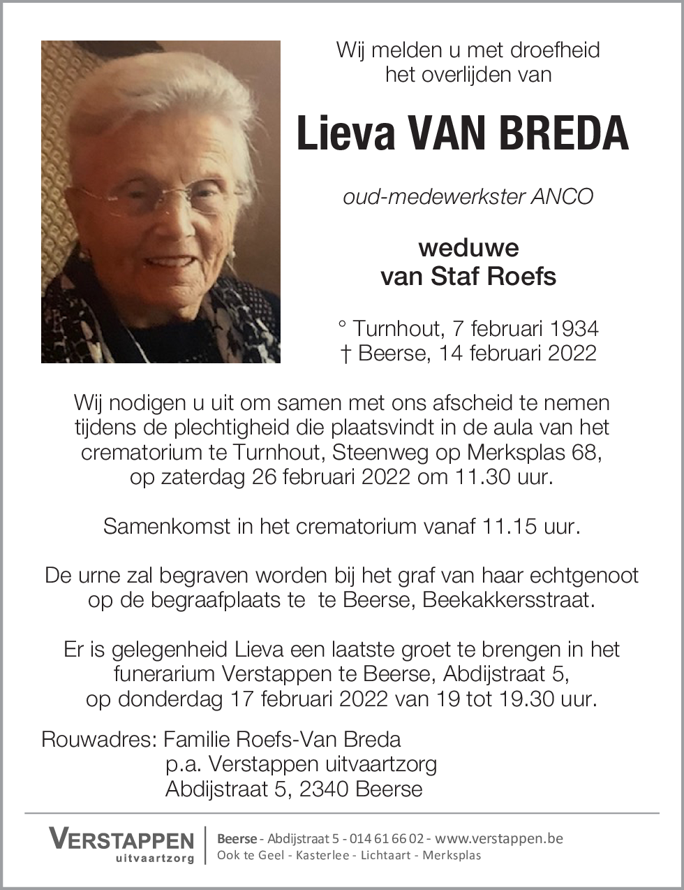 Lieva Van Breda