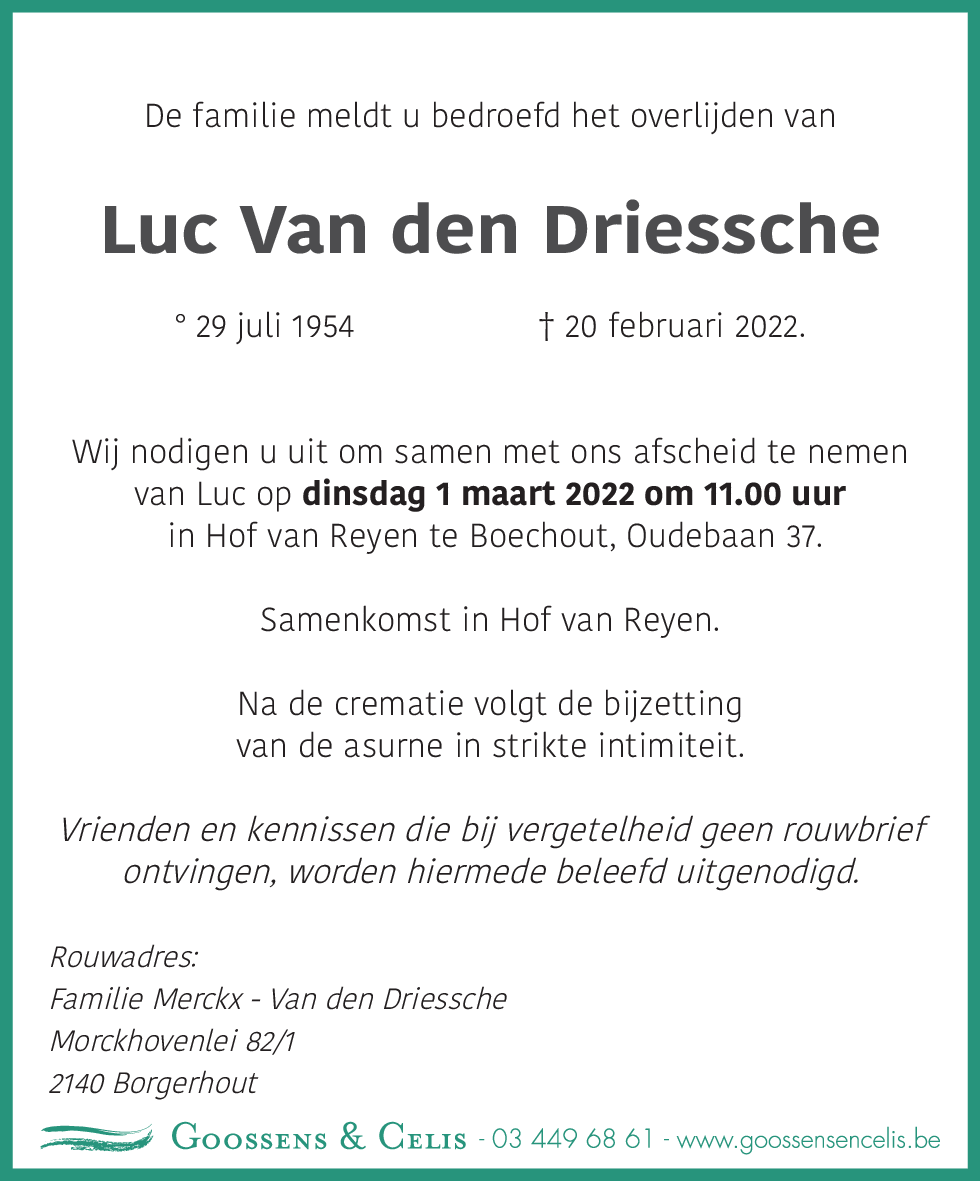 Luc Van den Driessche