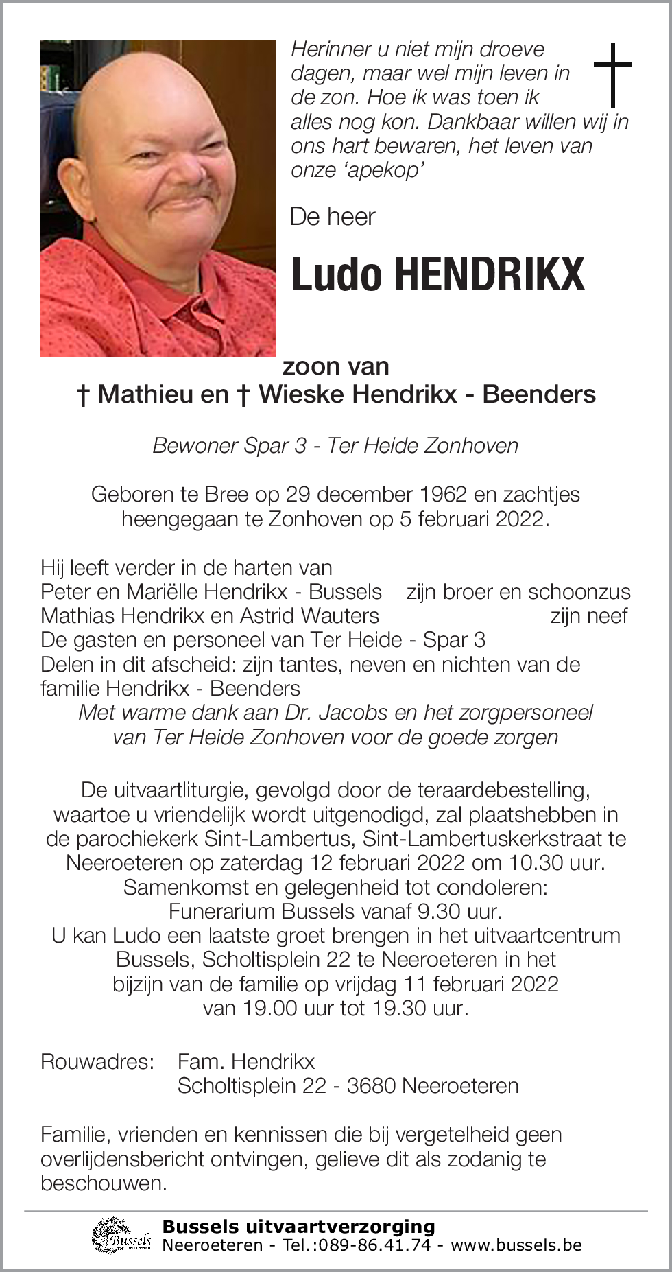 Ludo HENDRIKX