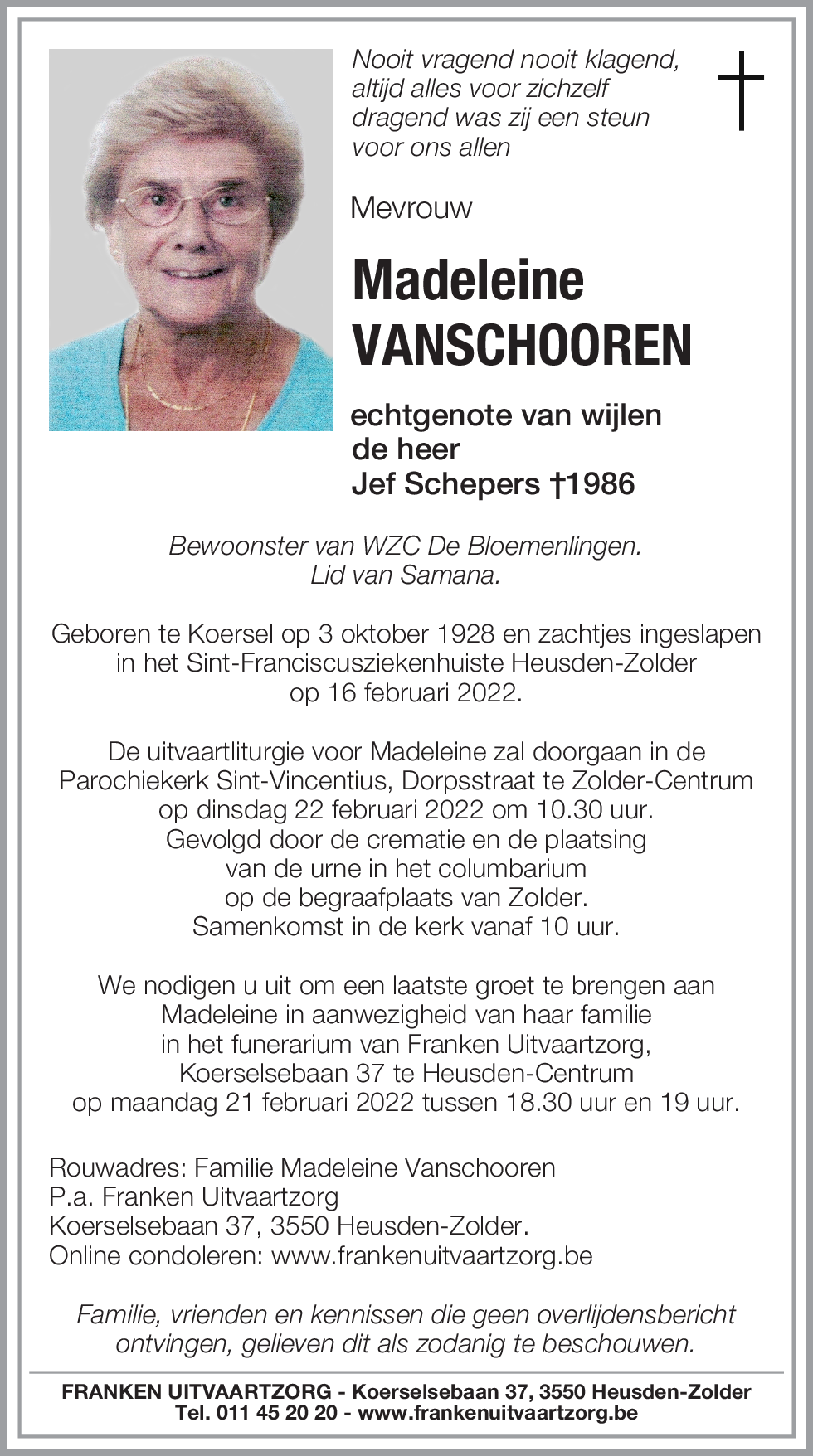 Madeleine Vanschooren