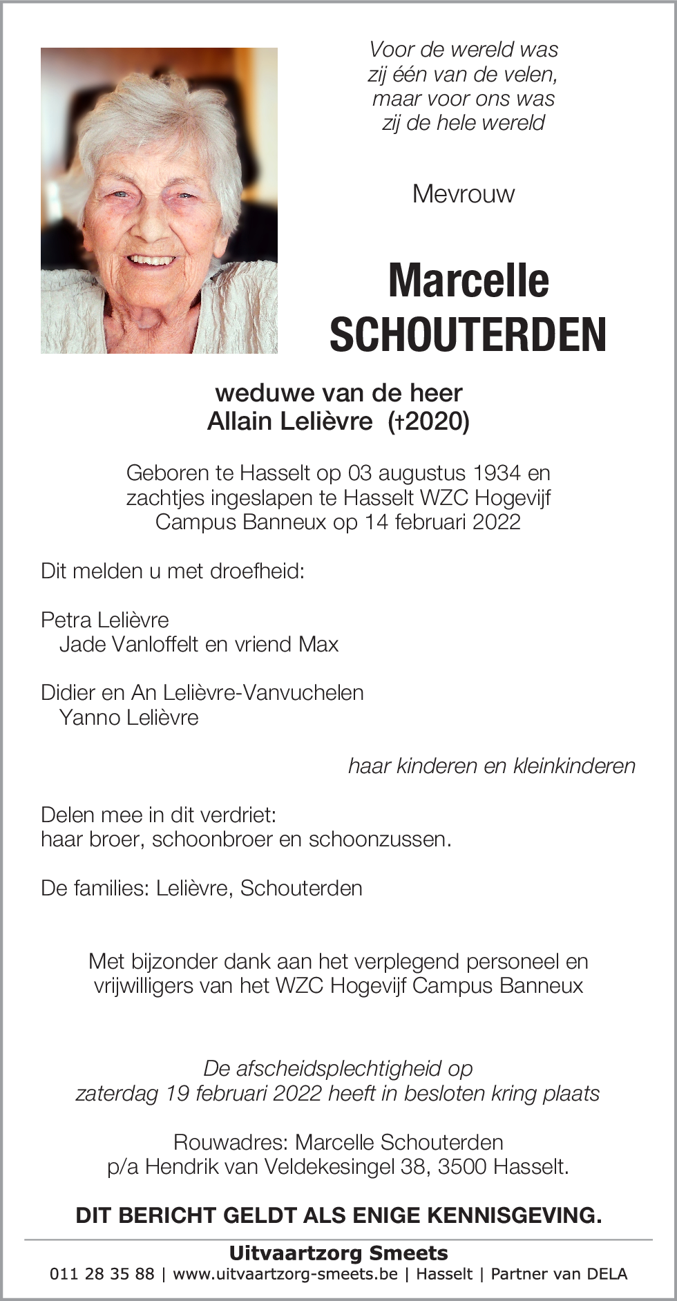 Marcelle Schouterden