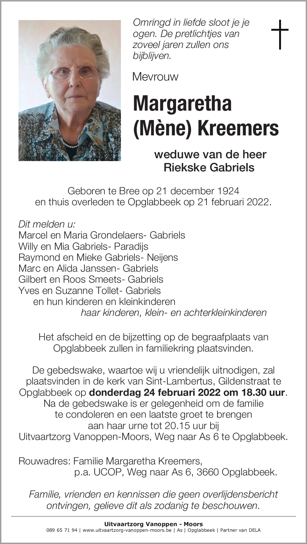 Margaretha Kreemers