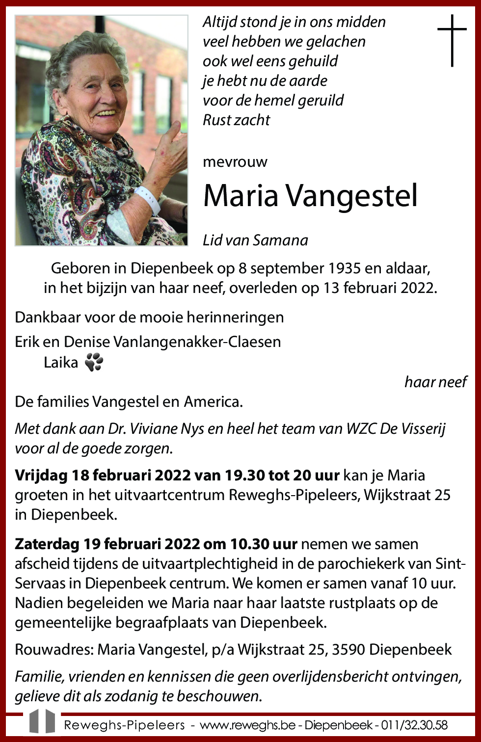 Maria Vangestel