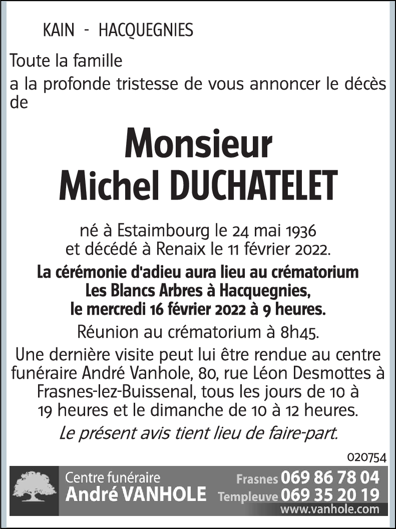 Michel DUCHATELET