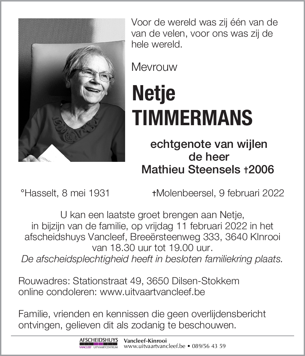 Netje Timmermans