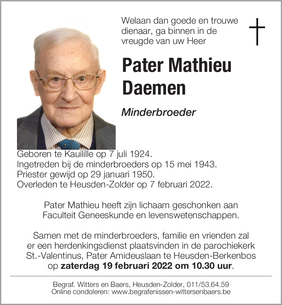 Pater Mathieu Daemen