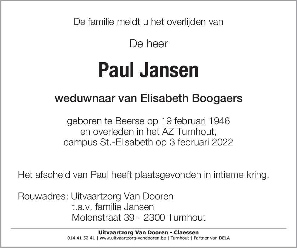 Paul Jansen