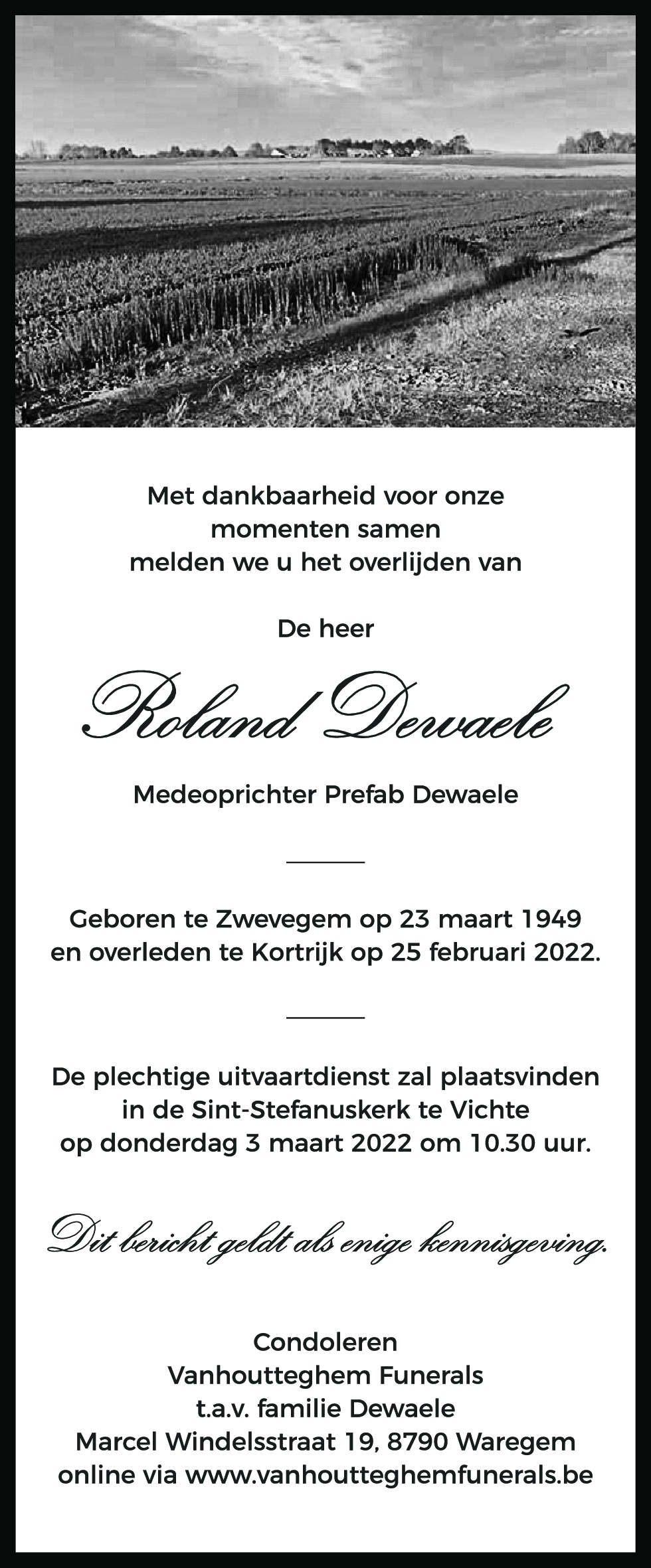 Roland DEWAELE