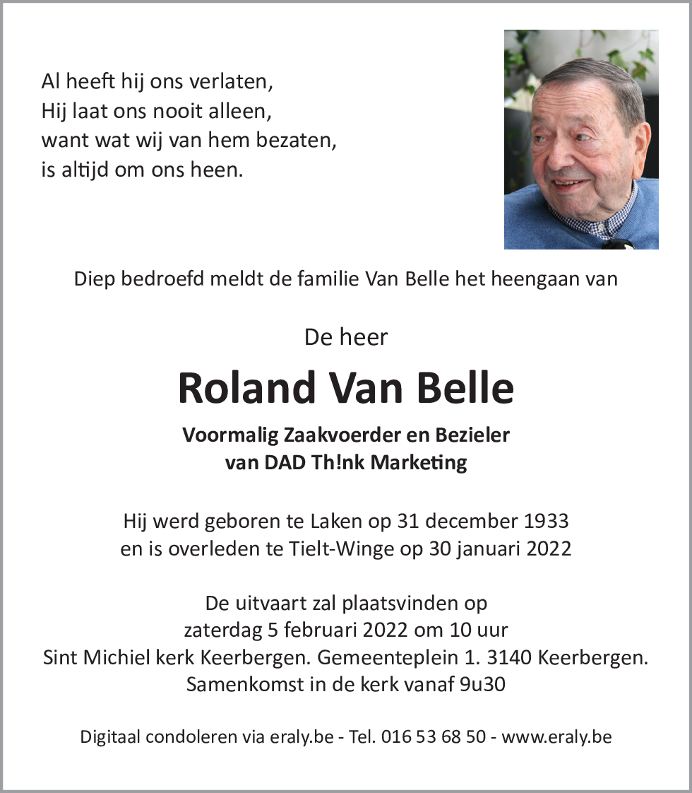Roland Van Belle