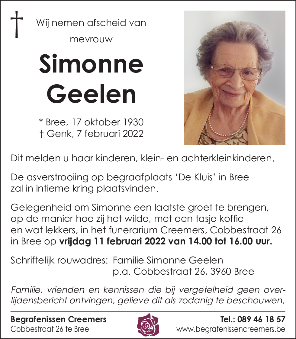 Simonne Geelen