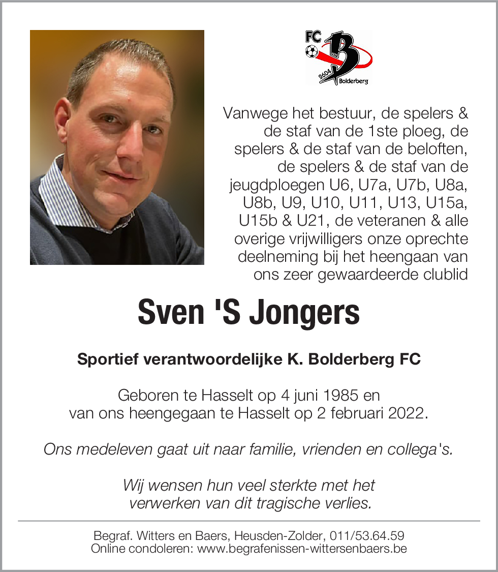 Sven 'S Jongers