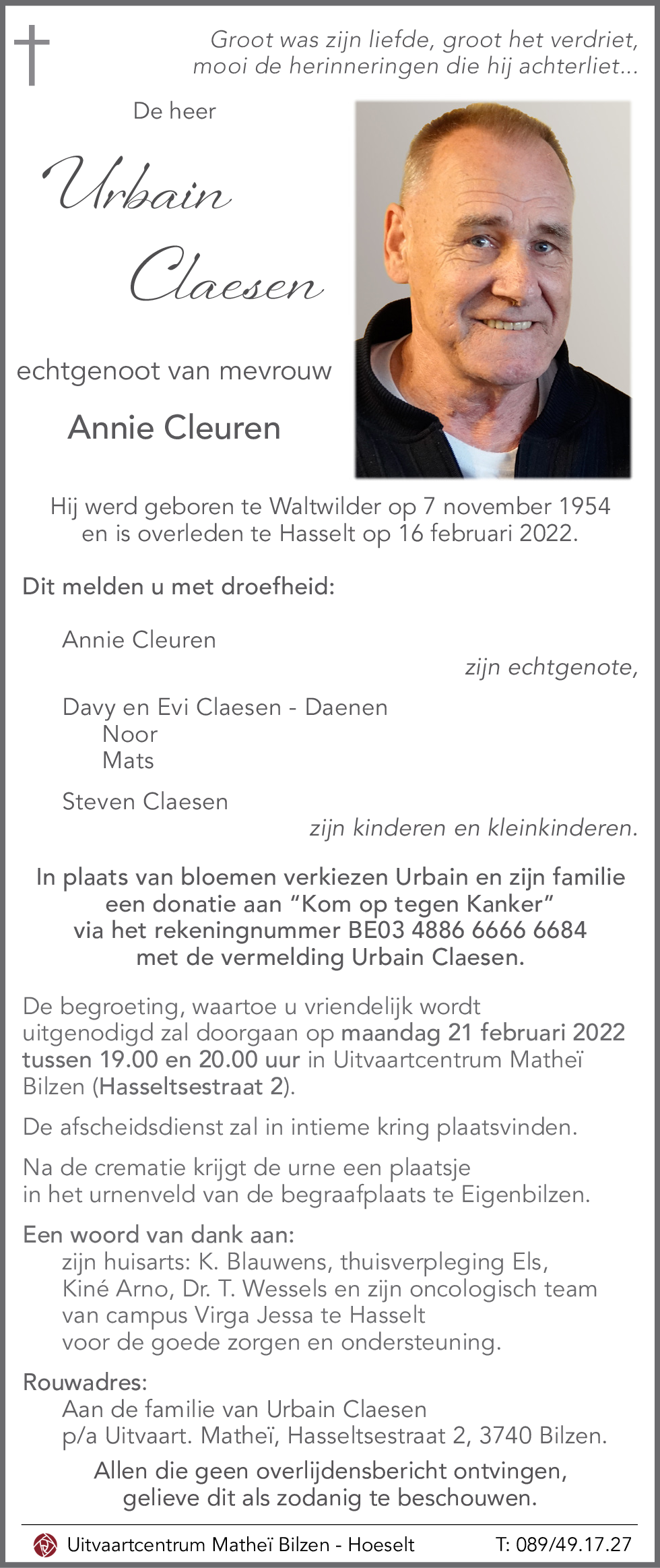 Urbain Claesen