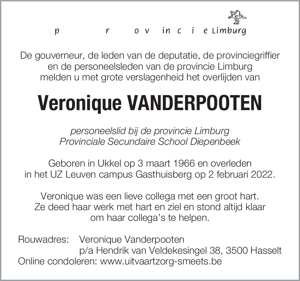 Veronique Vanderpooten