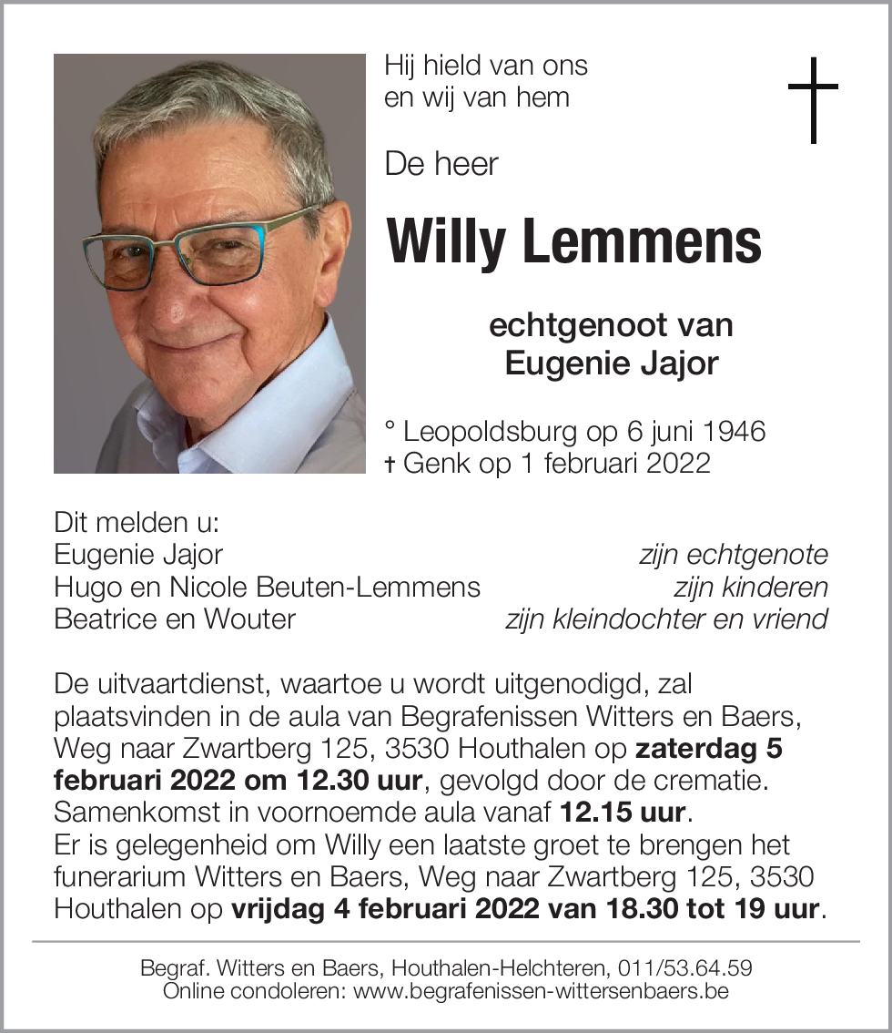 Willy Lemmens