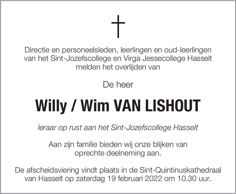 Willy Van Lishout