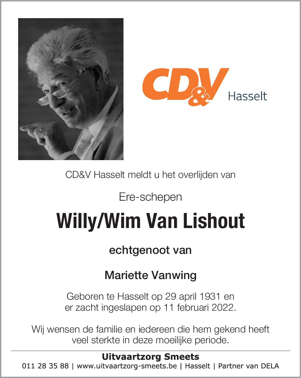 Willy Van Lishout