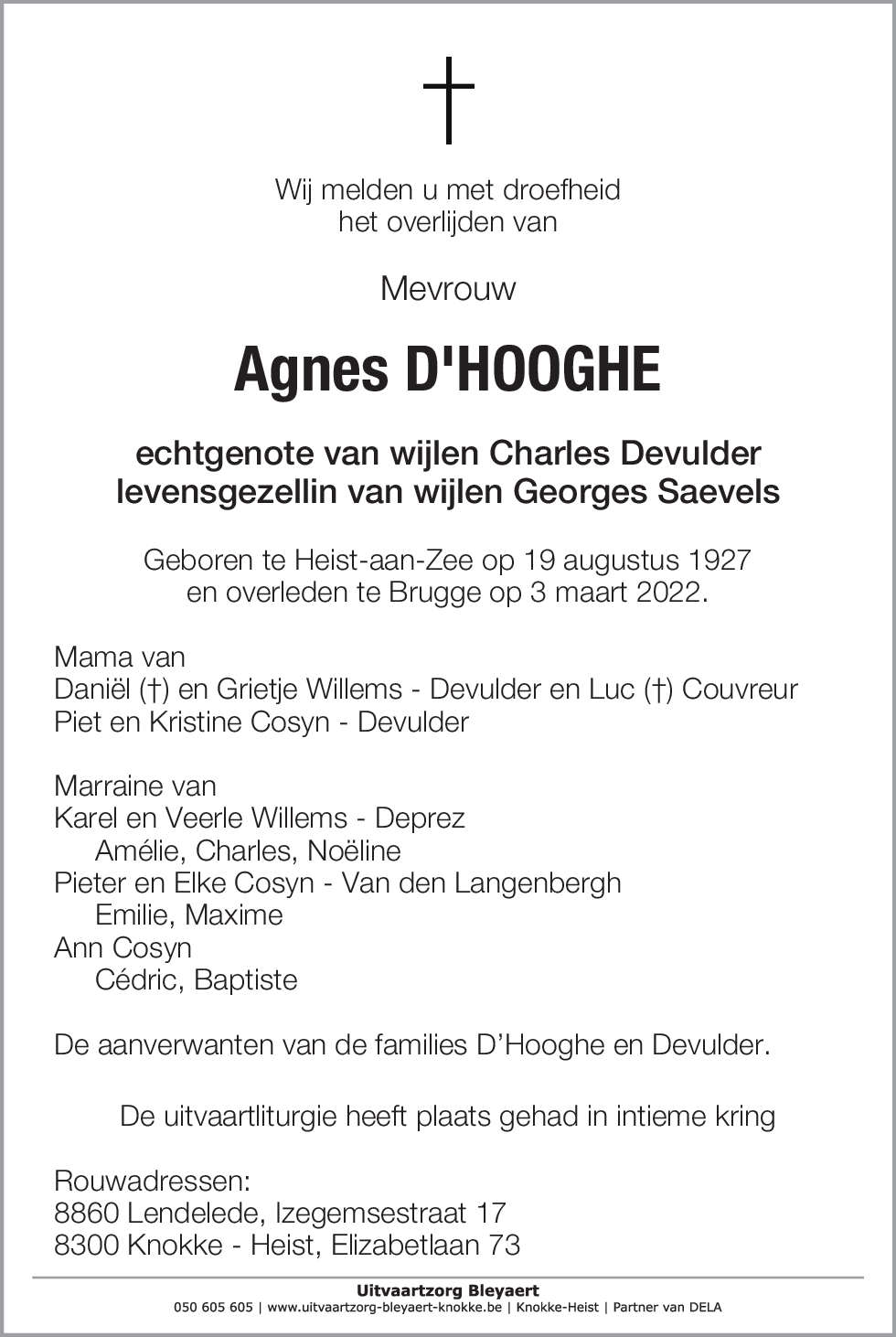 Agnes D'Hooghe